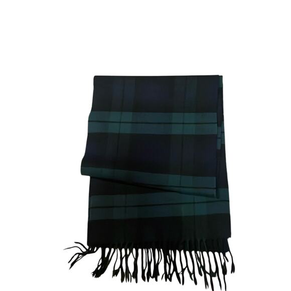 Made in Italy. Classic Lambswool Fringed Scarf. OS - Picture 1 of 3
